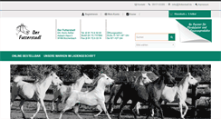 Desktop Screenshot of futterstadl.de
